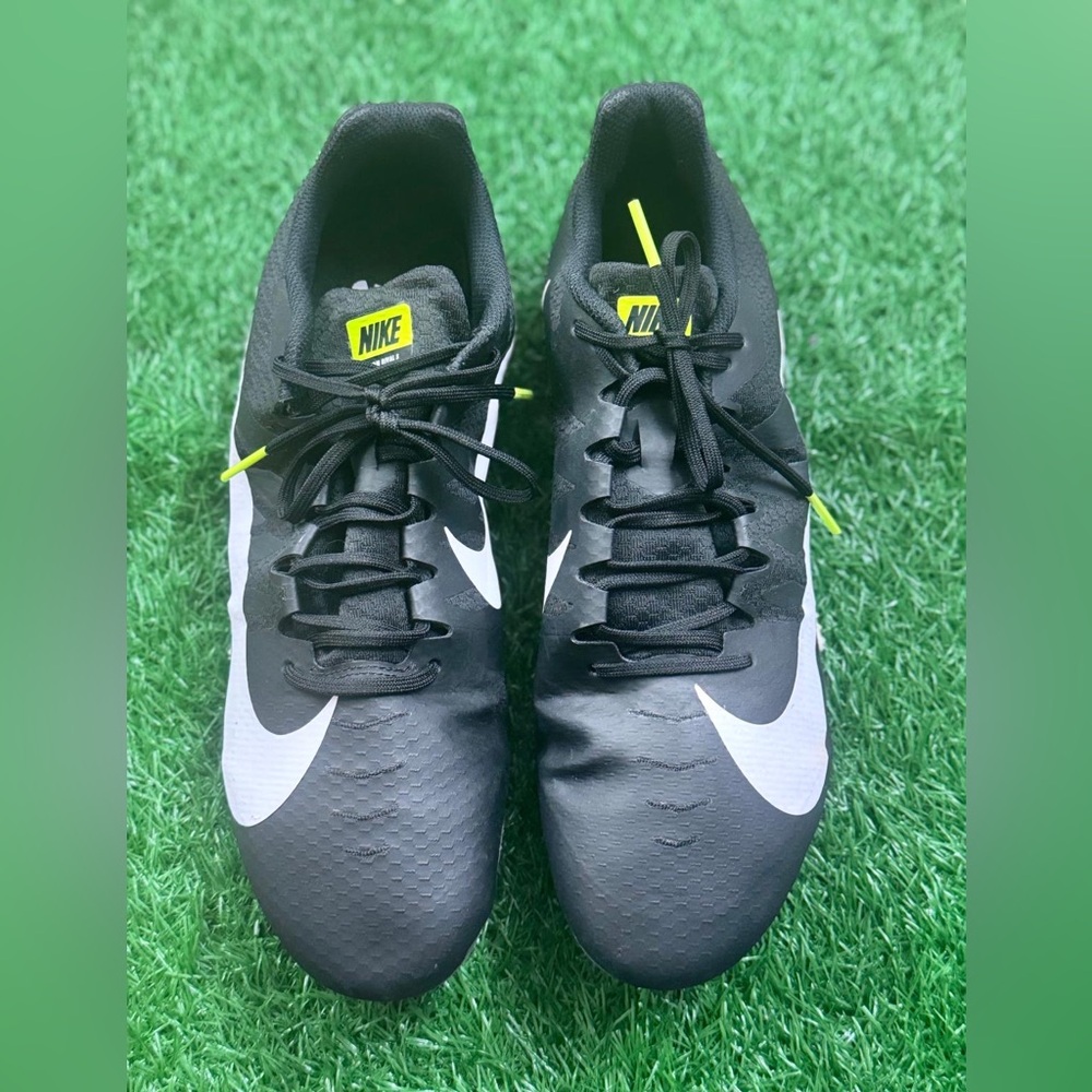 Nike Zoom Rival S Track Shoes Black White 907564-017 Mens Size 12